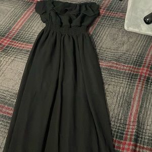Black strapless dress extra small